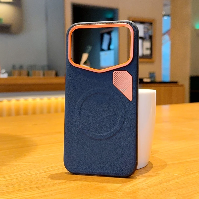 Xiaomi Poco F8 Pro/F8 Ultra/F7 Pro Ultra用ケース、磁気ワイヤレス充電対応、放熱性、高級PUレザー、頑丈なスマホカバー