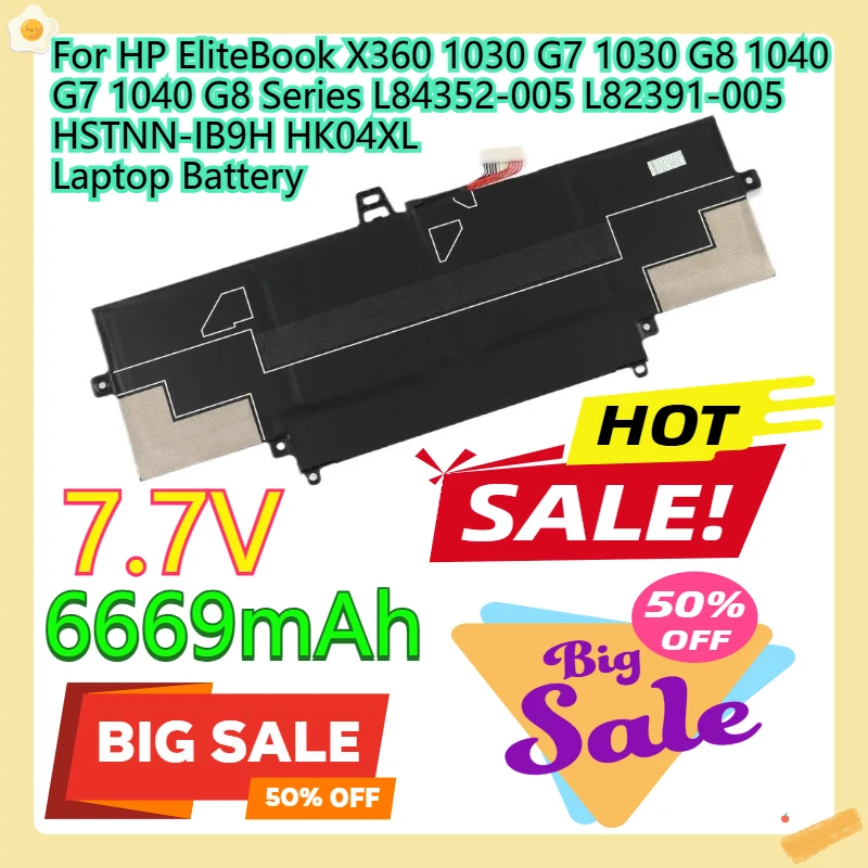 

Аккумулятор для ноутбука HP EliteBook X360 1030 G7 1030 G8 1040 G7 1040 G8 серии L84352-005 L82391-005 HSTNN-IB9H HK04XL