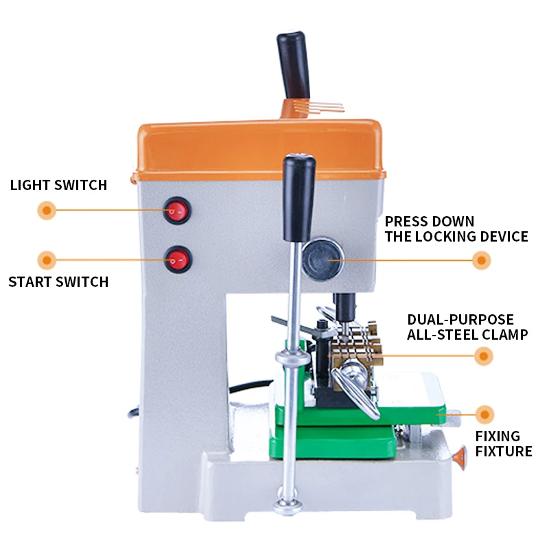 Key machine Multi-function Fixture Duplicator 388A Flat Milling Internal and External milling Dual-purpose Extended Key mach