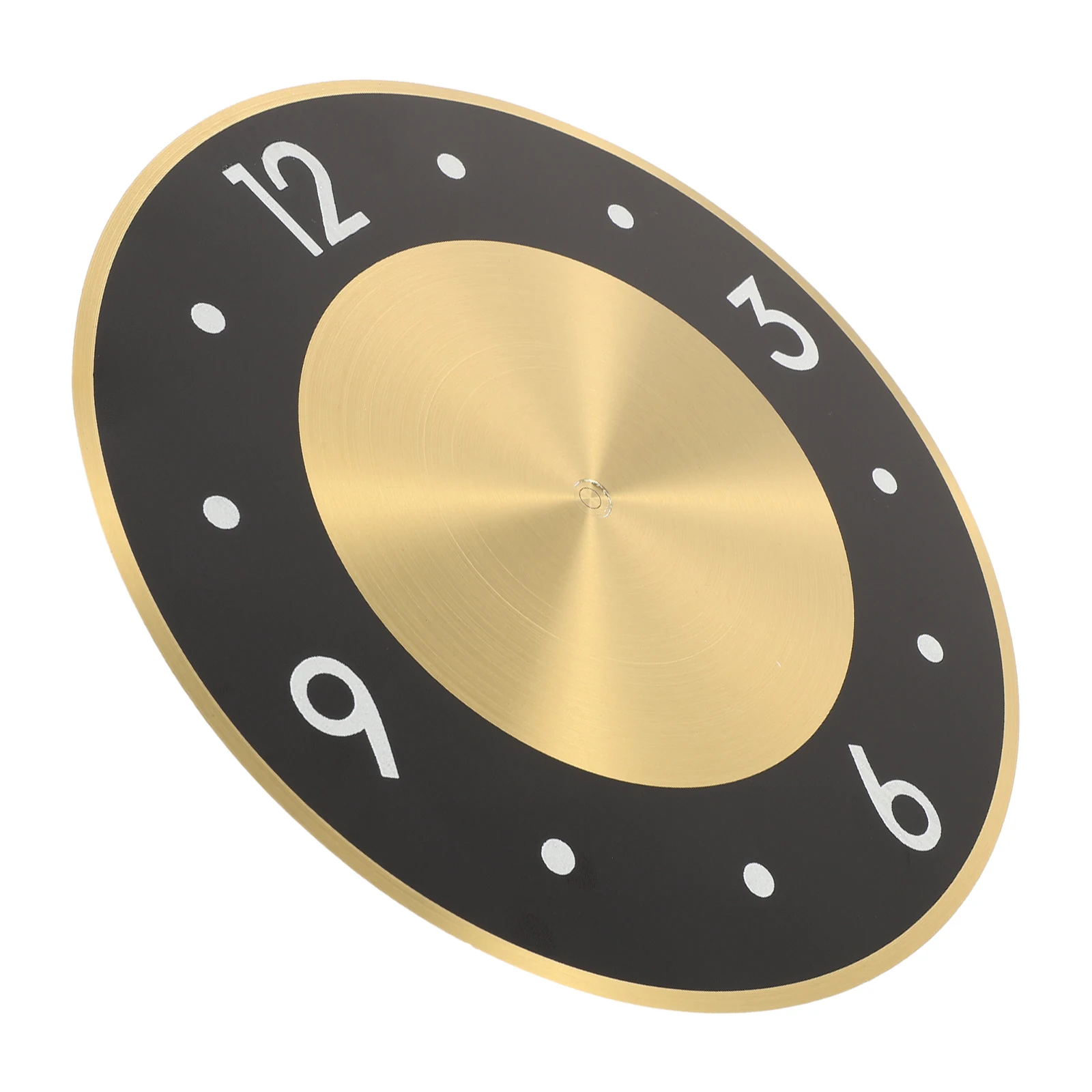 

Arabic Numeral Wall Clock Dial Face Vintage Round Metal Panel DIY Clock Repair Replacement for Quartz Movement Accessories