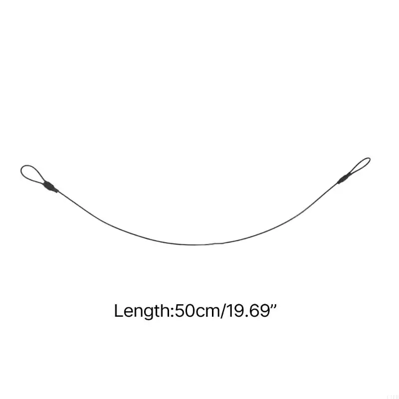 حبل سلك السلامة غير القابل للصدأ C1FE لنقل السفر في الهواء الطلق مع نهاية مزدوجة حلقة