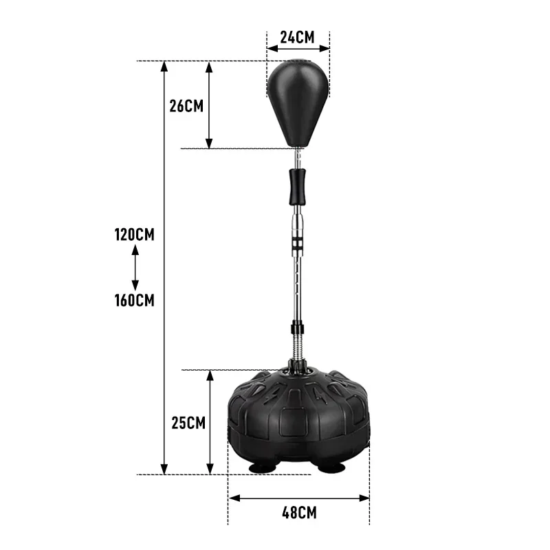 High Quality Boxing Reflex Speed Ball Stable Standing Design For Gym Boxing Training And Fitness Exercise Hot Sale