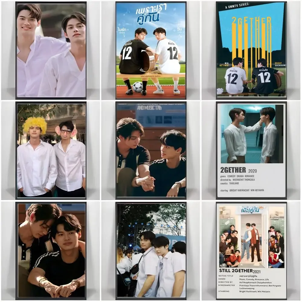 K-Drama G-gether Poster Self-adhesive Art Waterproof Paper Sticker Coffee House Bar Room Wall Decor
