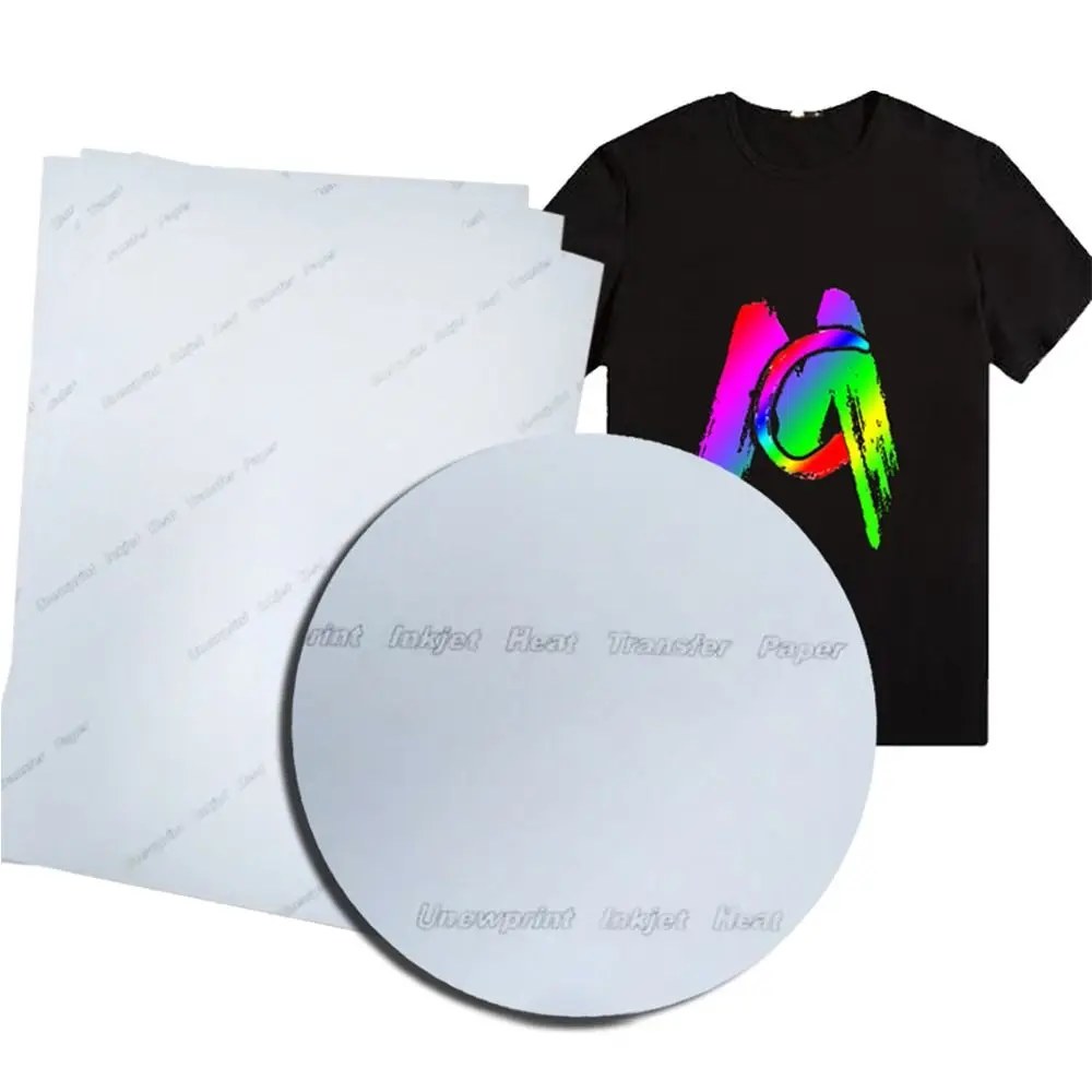 A4 DIY Inkjet Sublimation Printing Paper Light Dark Cloth T-Shirt Heat Transfer Paper Light Fabric Painting