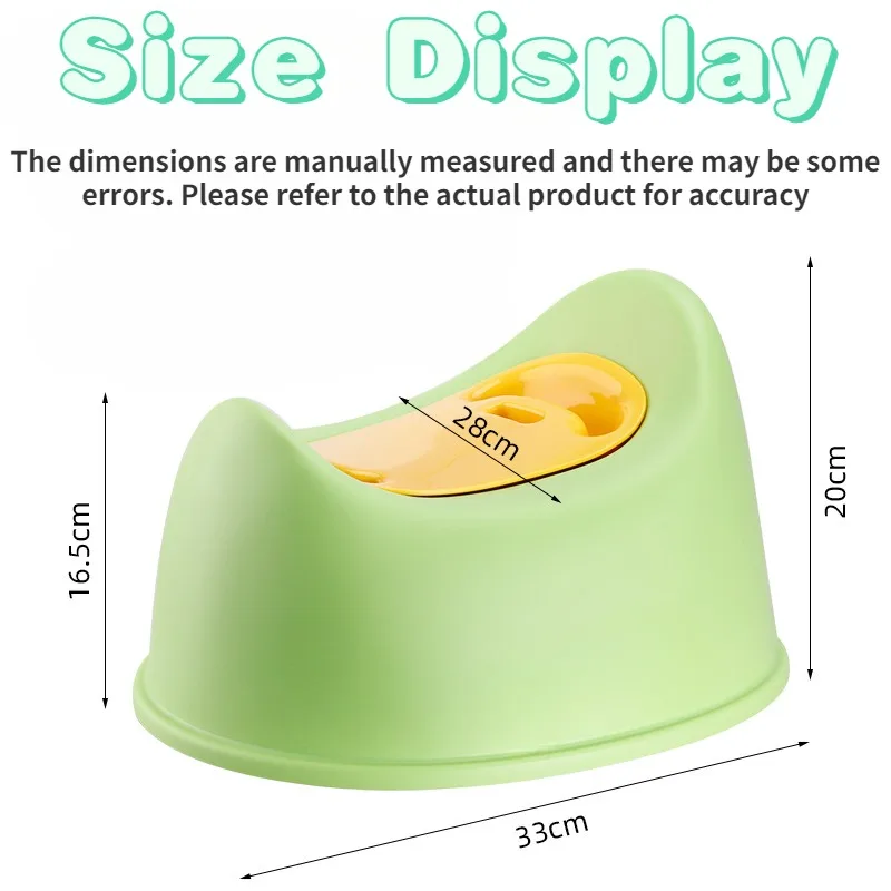 Портативный Детский горшок с обратной стороны в простой детский туалет Большой Детский горшок с детским горшком обучение