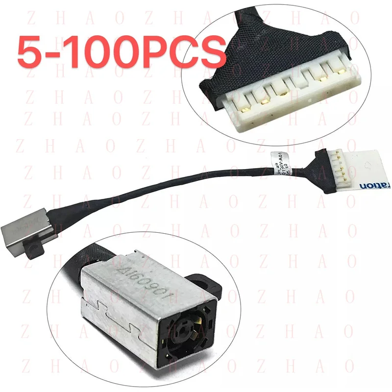 L+ Lot New DC IN Power Jack Charging Socket Cable For Dell Latitude 3420 3520 HJW4D