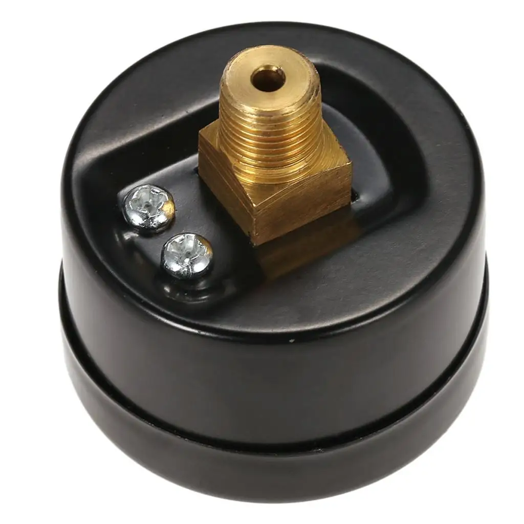 Hydraulic Pressure Manometer Stainless Steel Water Oil Air Meter 0-160psi Double Scale for Pump Testing