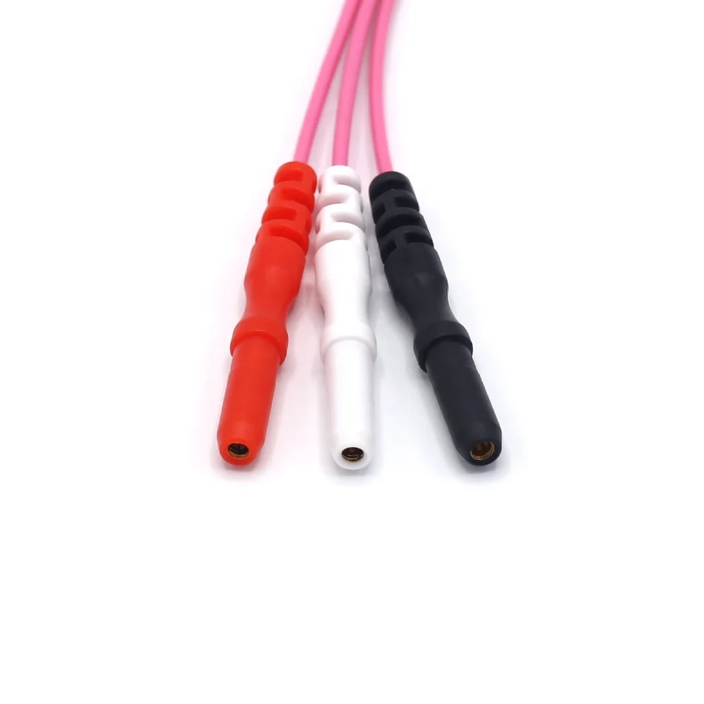 Cable de ECG Neonatal de 3 Derivaciones Estándar DIN, Tipo Abrazadera para Extremidades AHA