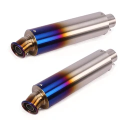38-51mm Motorcycle Exhaust Pipe Stainless Steel with DB Killer For benelli trk 502 Xmax300 Z1000 FZ800 CBR500 RSV4 Racing moto