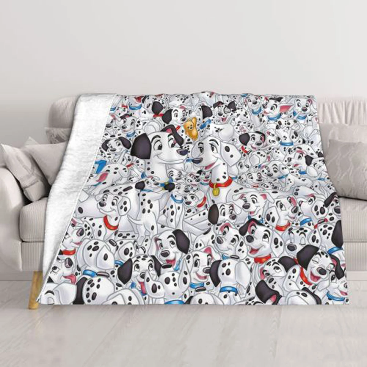 

101 Dalmatians Blanket Bedspread Soft Throw Bed Sofa Cover For Kids Child Girls Boys Christmas Xmas Gift 1