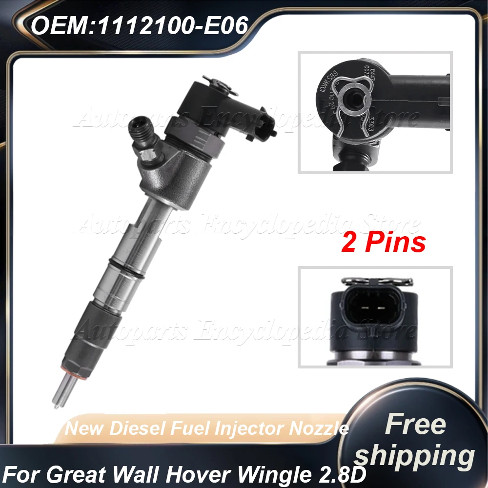 

55577668 Новая автомобильная форсунка дизельного топлива 0445110293 для Great Wall Hover Wingle 2,8D 1112100-E06, автоаксессуары