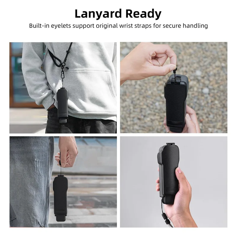 Aa84 gimbal flip capa protetora para dji osmo pocket 3 protetores de lente tampa contém 3 filtros combo caso conjunto de acessórios