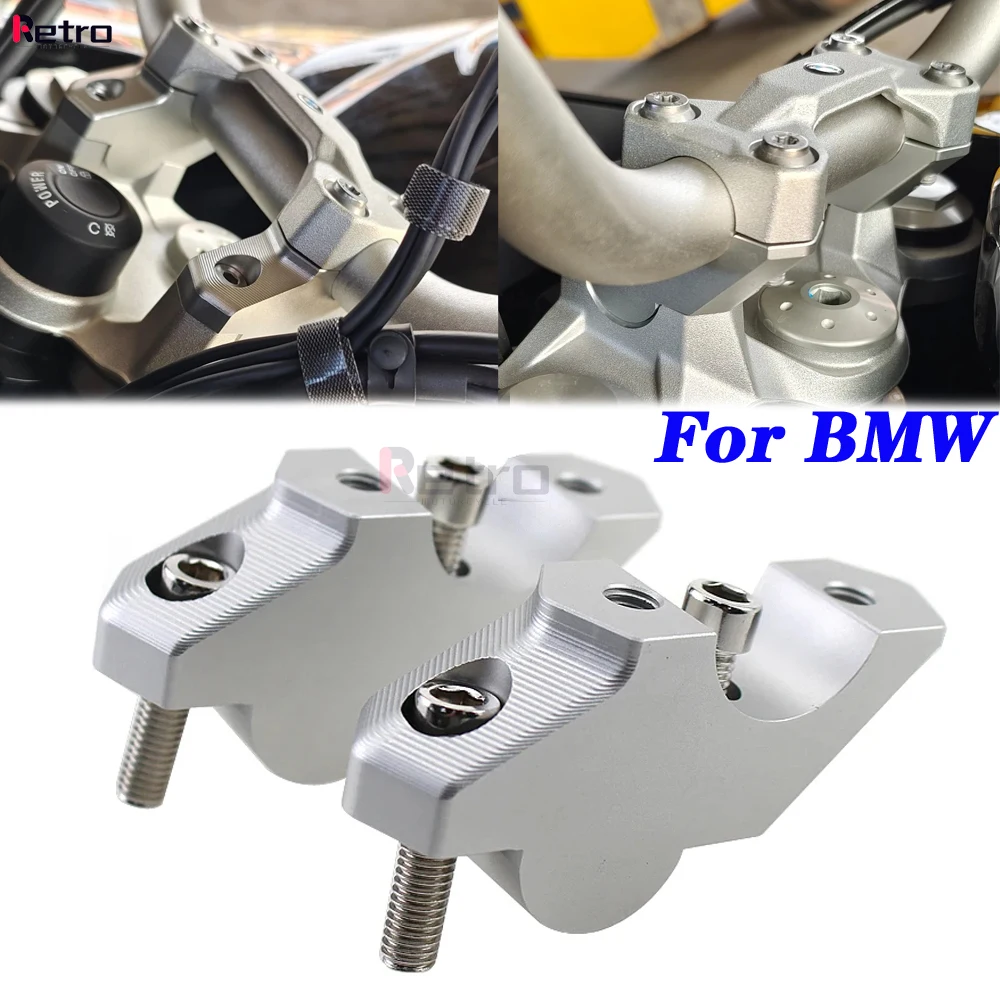 

For BMW F850GS Adventure F850GS 2018 2019 2020 2021 28mm CNC Handlebar Risers With Offset Motorcycle For F900R F900XR