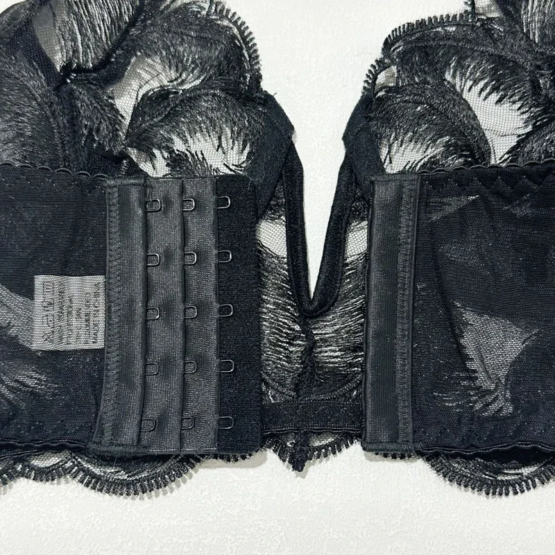 ビキニ メッシュ 重刺繍 水着 セクシー ランジェリー 5点セット