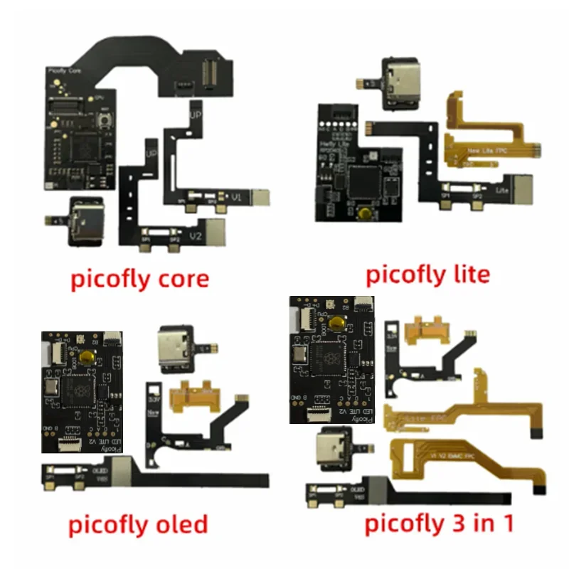 Puce Raspberry pi Hwfly Picofly RP2040, 1/5/10 pièces, pour Console Switch Core, Oled, Lite, V1 et V2