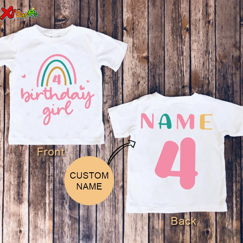 Girls Crown Shirt Royalty Shirt Birthday T-shirt Birthday Party Shirt Girl Shirt Custom Name Shirt Toddler Baby One Kids Summer