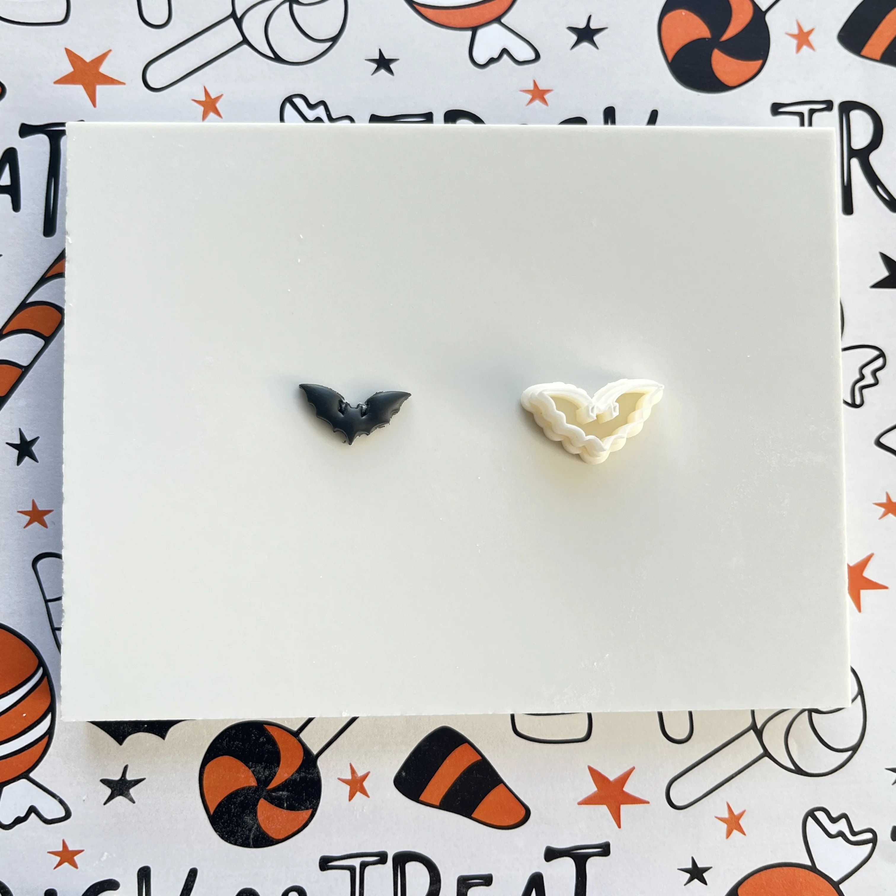 Halloween Serie Mini Polymer Clay Cutter Katze/Hut/Kürbis/Geisterförmige Ton Schneiden Formen Für DIY Ohrring schmuck Hand Werkzeuge – Detail 3