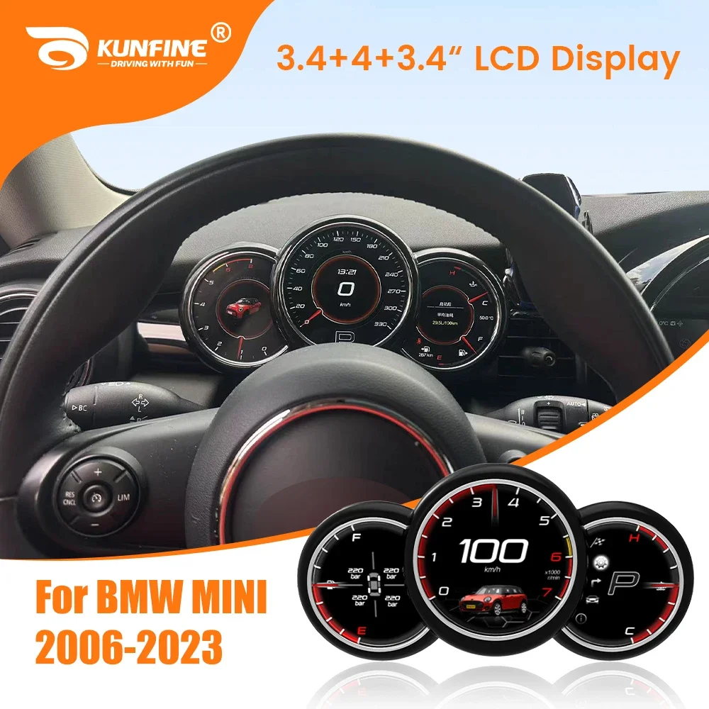 LCD Digital Instrument Cluster For MINI Cooper F55 F56 F57 2014-23 R55 R56 2006-14 Speedometer Virtual Instrument Panel Cockpit