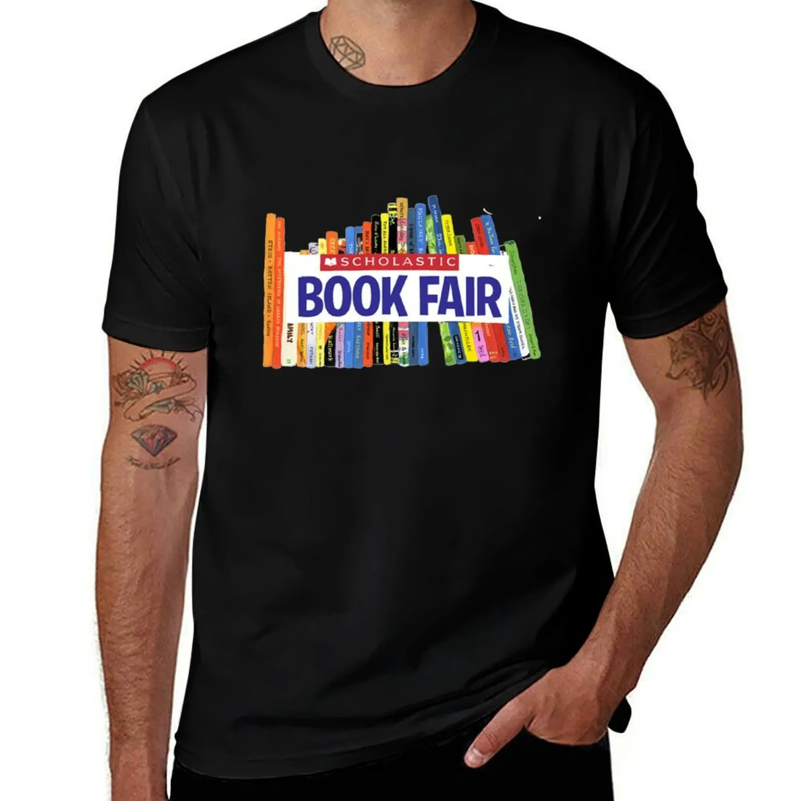 

Scholastic Book Fair Logo T-Shirt cotton t shirt pack t shirts for man cotton soft t shirts cotton 100% T-Shirt
