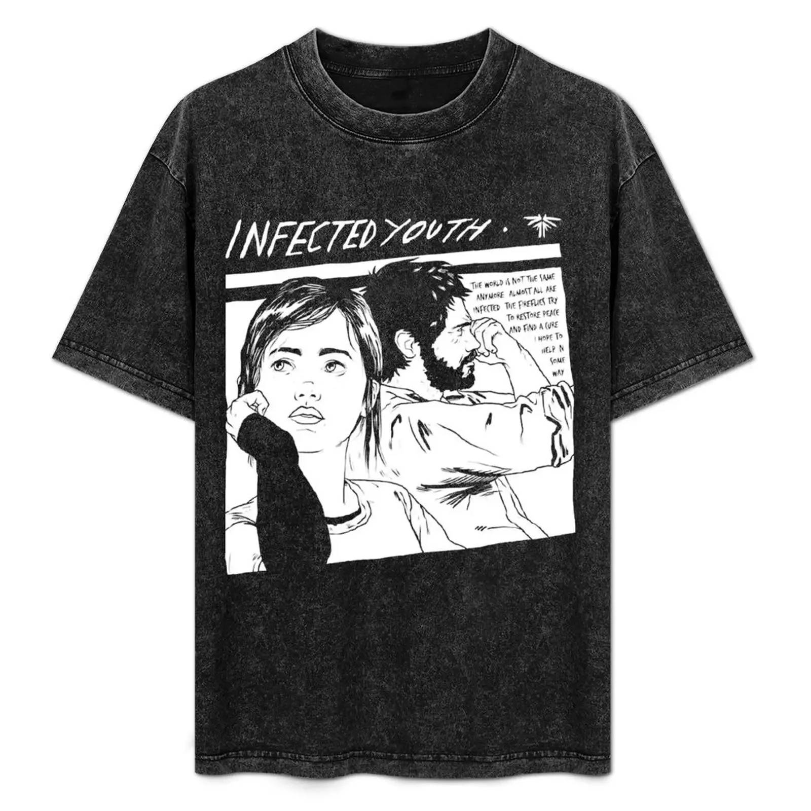 Infected Youth T-Shirt Classic Print Short Sleeve Shirt