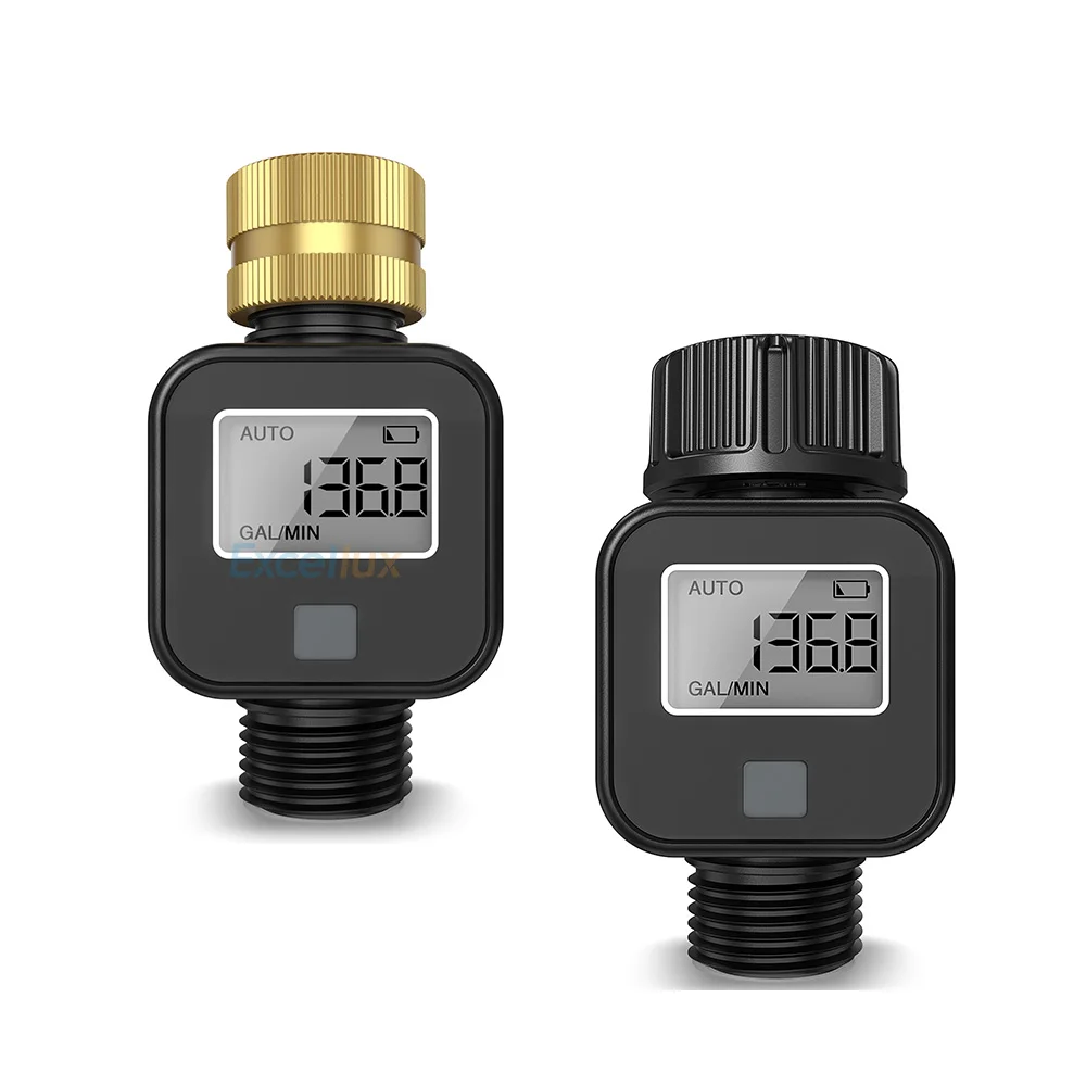 

Digital Display Water Flow Meter High Accuracy Measure Water Consumption and Flow Rate For Garden Watering Irrigation Hose Tank