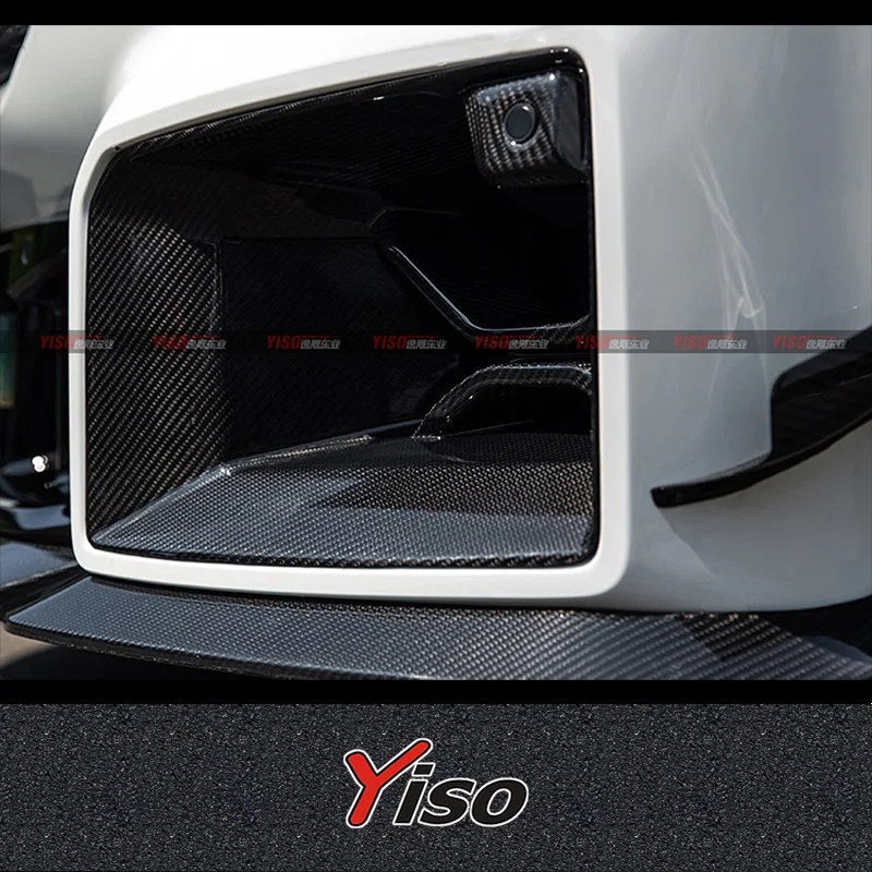 

Подходит для G87 M2, модернизированный автомобильный бампер из углеродного волокна, воздуховыпускное отверстие, угловой воздухозаборник, воздухозаборник