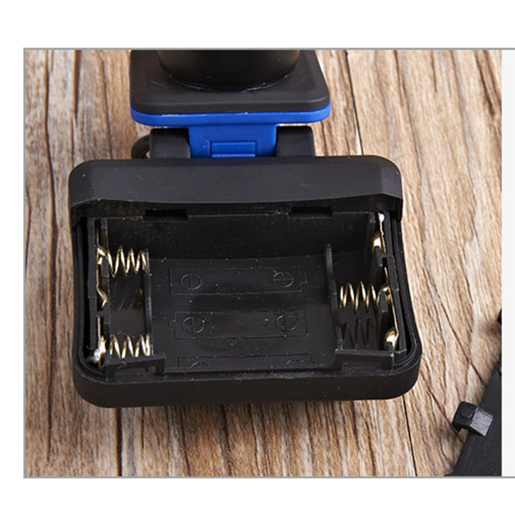 

Black Headlamp Adjustable 3 Lighting Modes Clip on Hat Light Outdoor Hiking Camping Fishing LED Headlight LED Headlamp