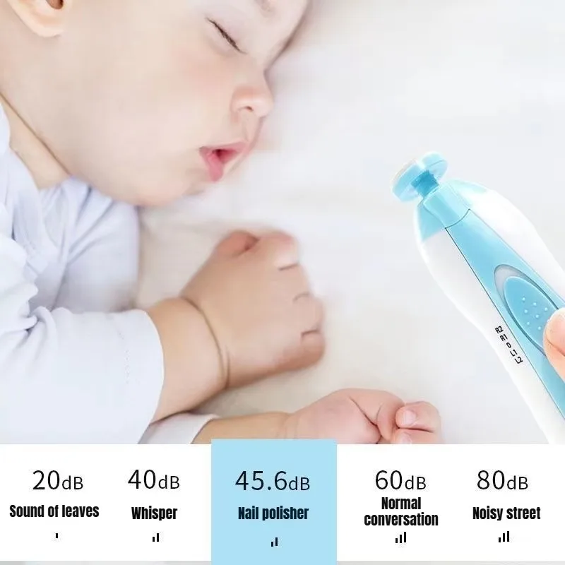 1 Set Multifunctional Electric Baby Cutter Trimmer Manicure Tool Set Baby Trimmer Baby Nail File Clippers Toes Fingernail C89 - view 6