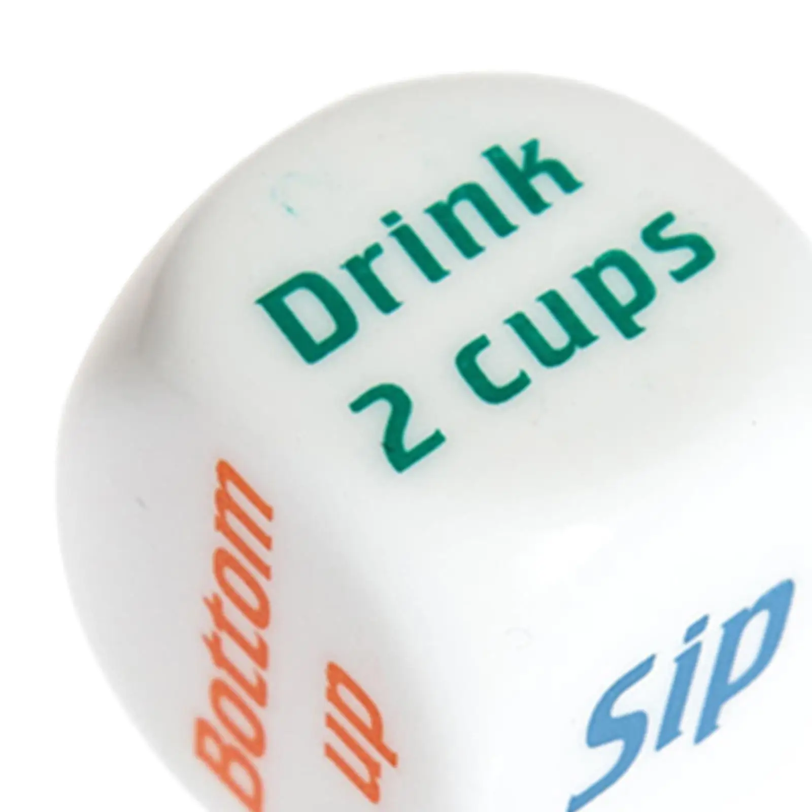 Jeu de dés en acrylique avec conception roulante gravée pour jeux de table et soirées à boire en plein air