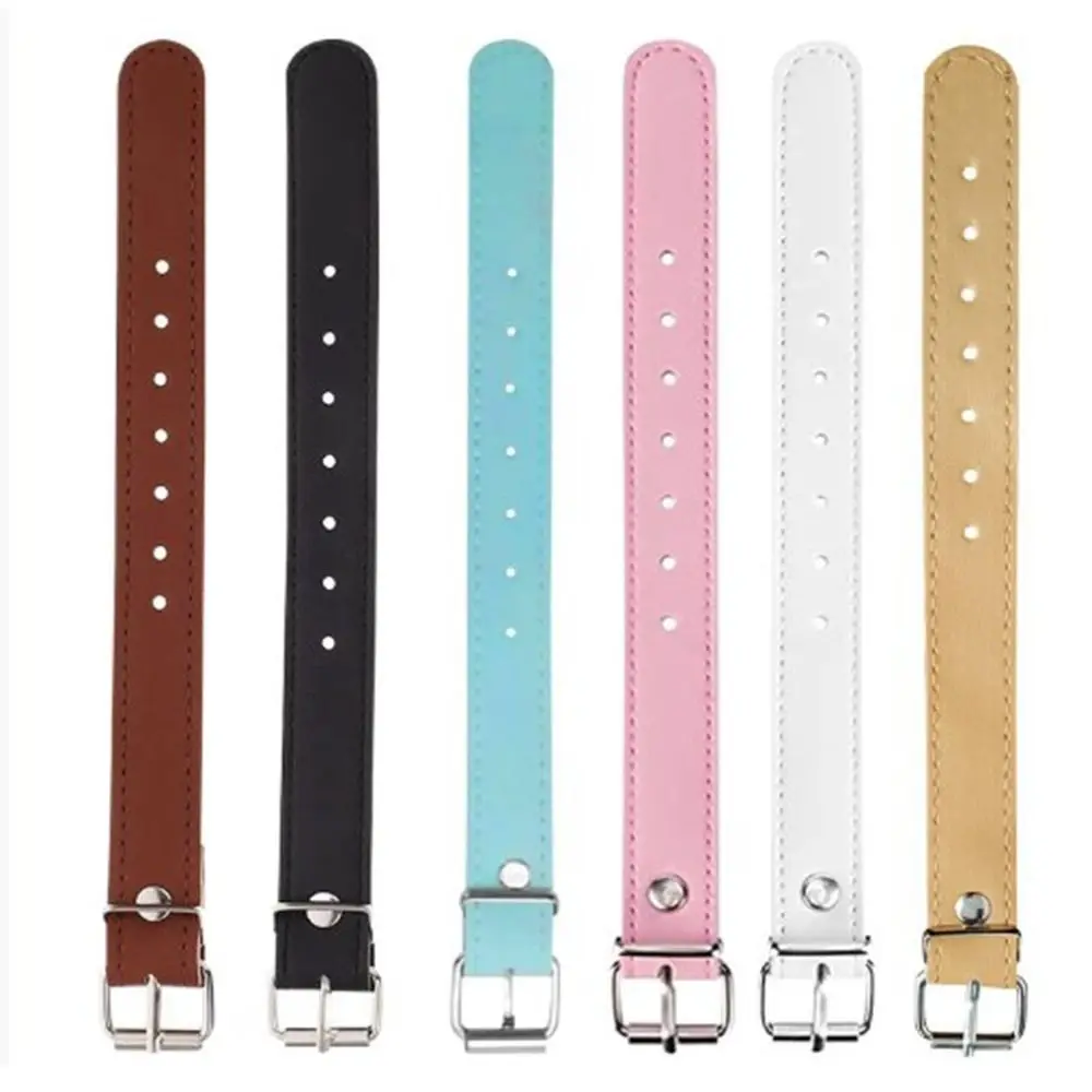 AliExpress NONE 1pair 22*2cm Bicycle Basket Straps Leather 7 Colors Cargo Rattan Baskets Replacement Children's Bicycle Buckle Belt
