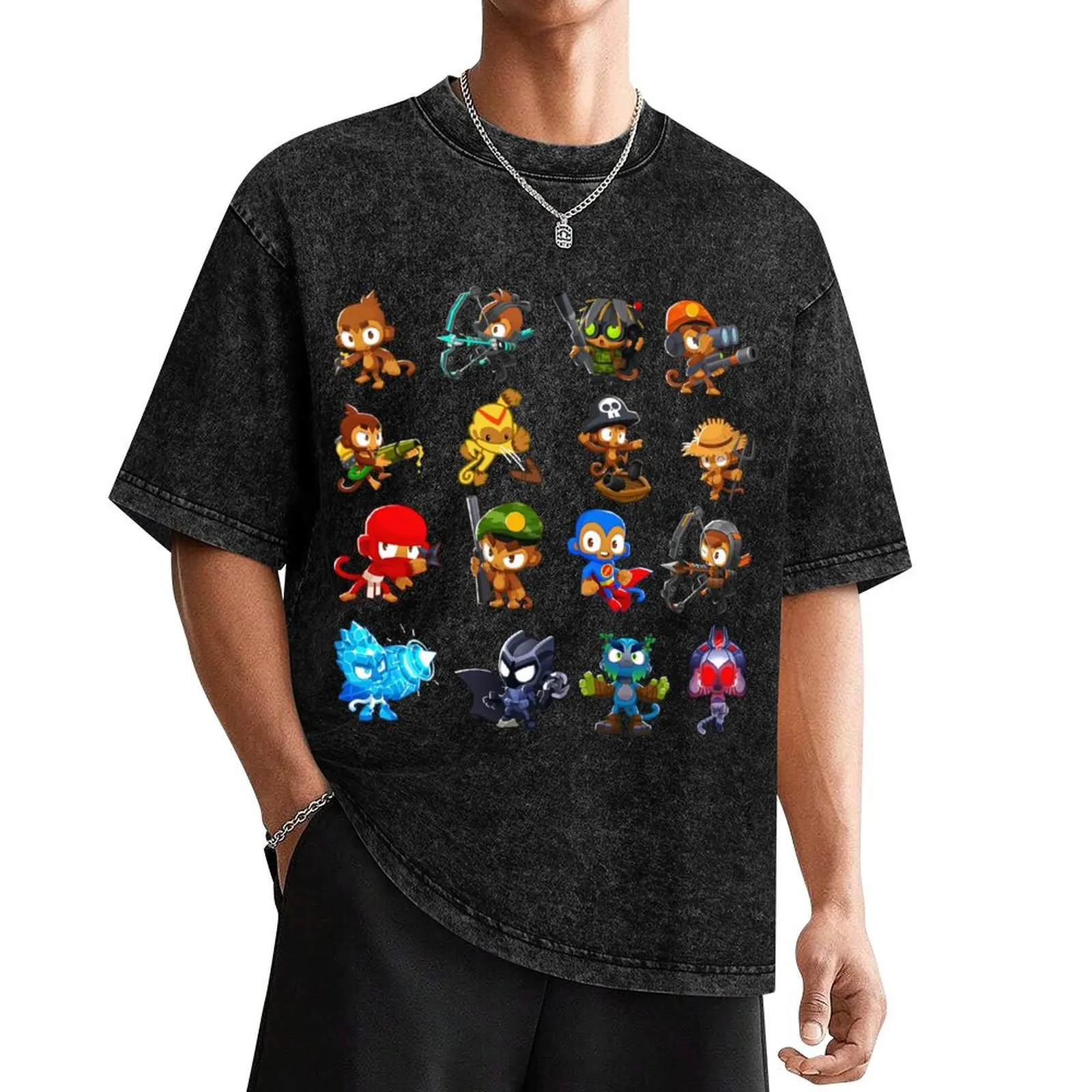 

bloons td 6 T-Shirt graphic t shirt vintage vintage clothes oversize t-shirts man customs men tshirt