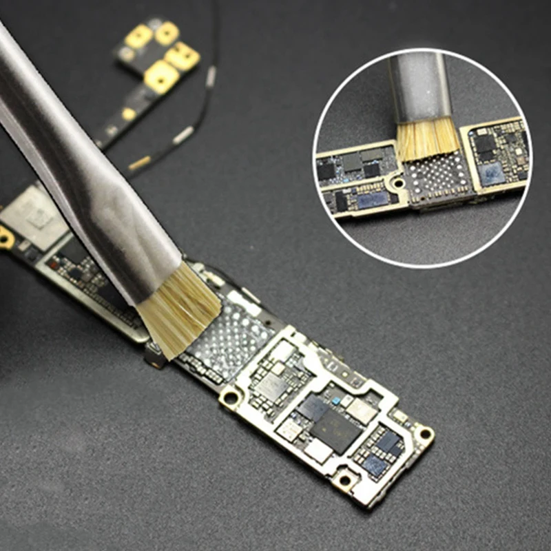 A48R-Anti-Static Brush ESD Safe Motherboard Cleaning Tools ESD Safety Brush For Mobile Phone PCB Electronic Repair Tools