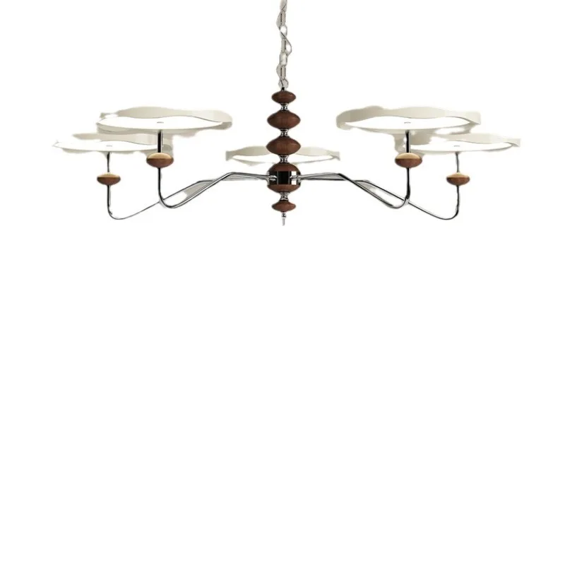 

Medieval wabi silent wind bedroom light French living room light dining room chandelier Zhongshan lamp full spectrum light luxur