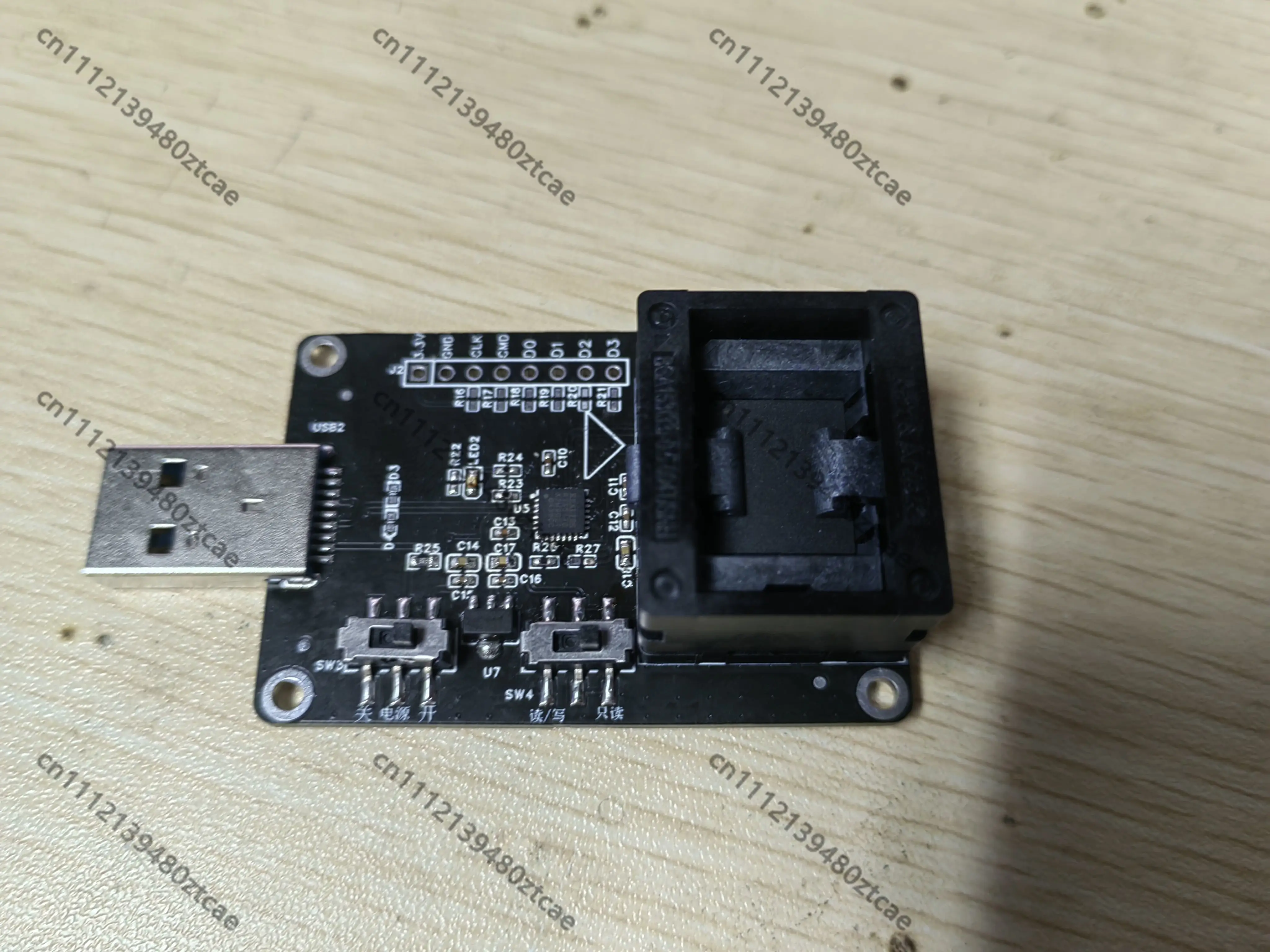 

EMMC Programmer & Burner, BGA153 Test Base, EMMC Read Write Tool for Data Recovery Boot Repair