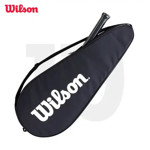 WILSON 테니스 가방 테니스 라켓 가방 커버 싱글 숄더 스포츠 가방 일일 경량 테니스 가방 휴대용 코트 라켓 가방