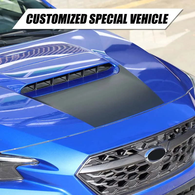 PVC Material Car Front Hood  Panel Trim Sticker Post Vinyl Stickers For Subaru WRX 2022-2026 Decoration Accessories