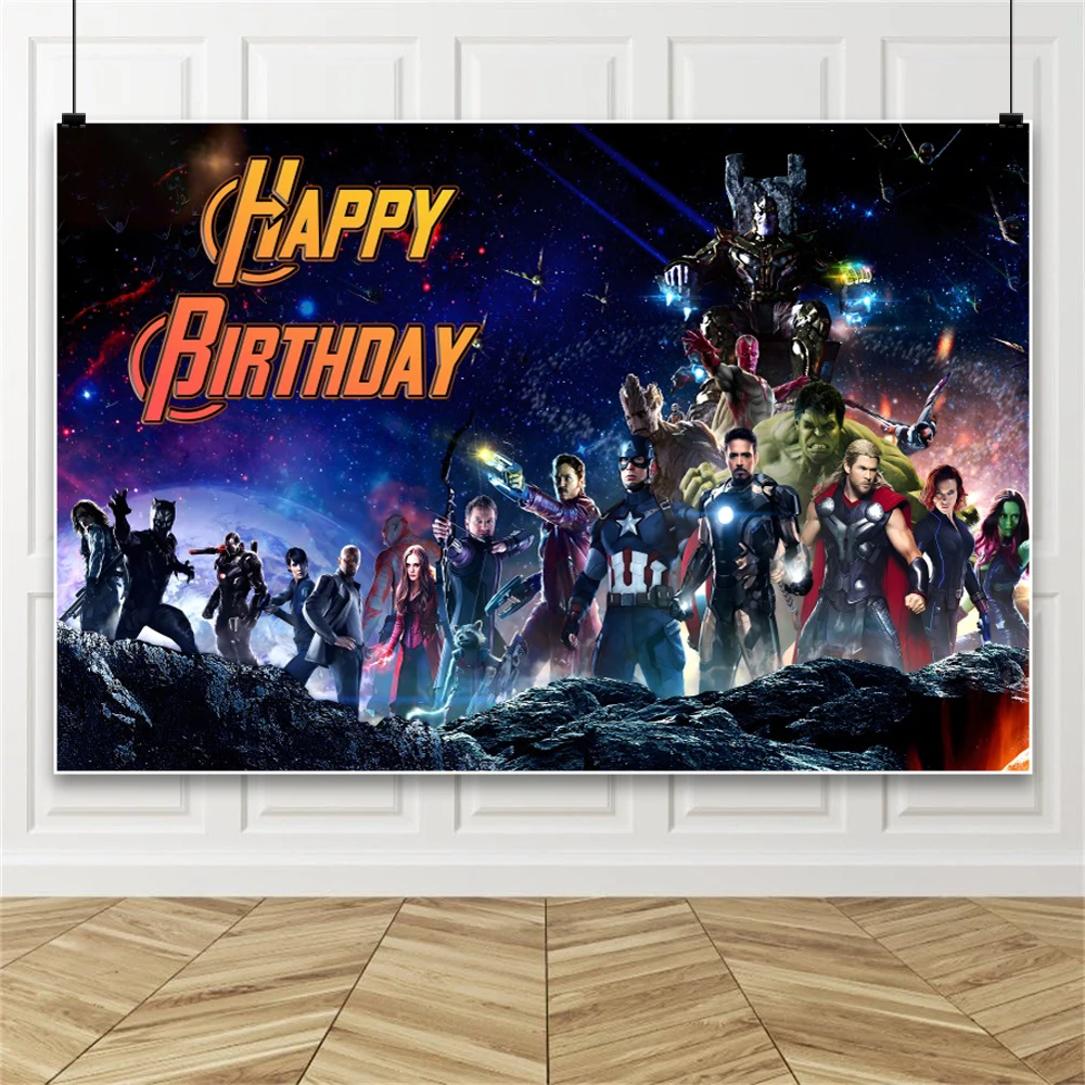 Super Hero พื้นหลังสําหรับถ่ายภาพ Baby Shower Photo ฉากหลัง Boy Birthday Party ตกแต่ง Props อุปกรณ์สตูดิโอฉลอง