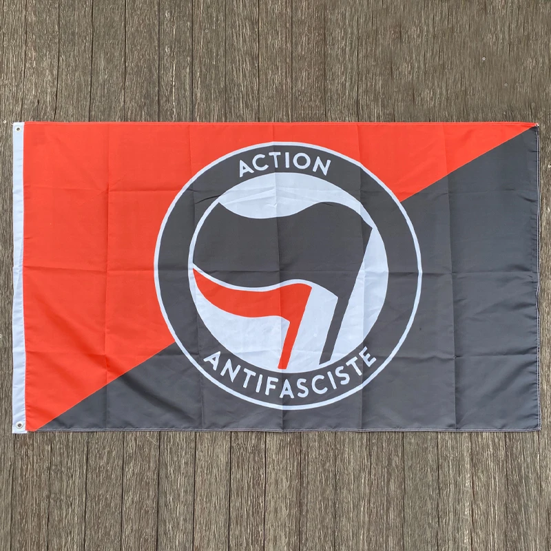 xvggdg   flag    3x5 Ft Anti action Anti Racism Flag Polyester Printed  banner