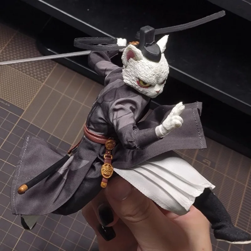 

В наличии оригинальная неигрушка Dali Temple Log Li Bing Cat God 1/12, подвижная кукла, обычная версия, роскошная версия