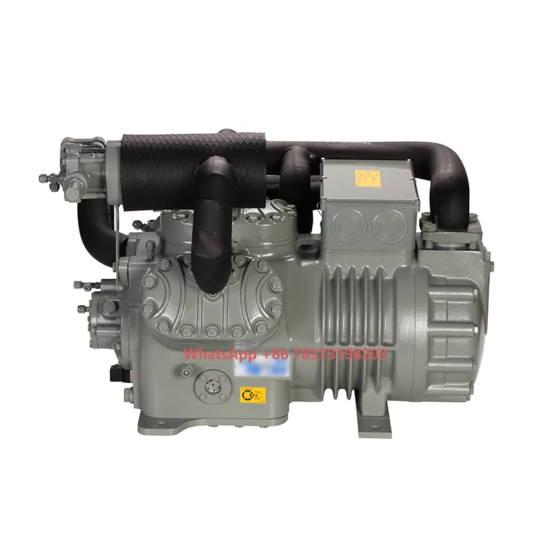 Stable Operation Chinese Semi-hermetic Reciprocating Compressor Mid Low-Temp Good Quality for Cold Room R22 R404 Refrigerants
