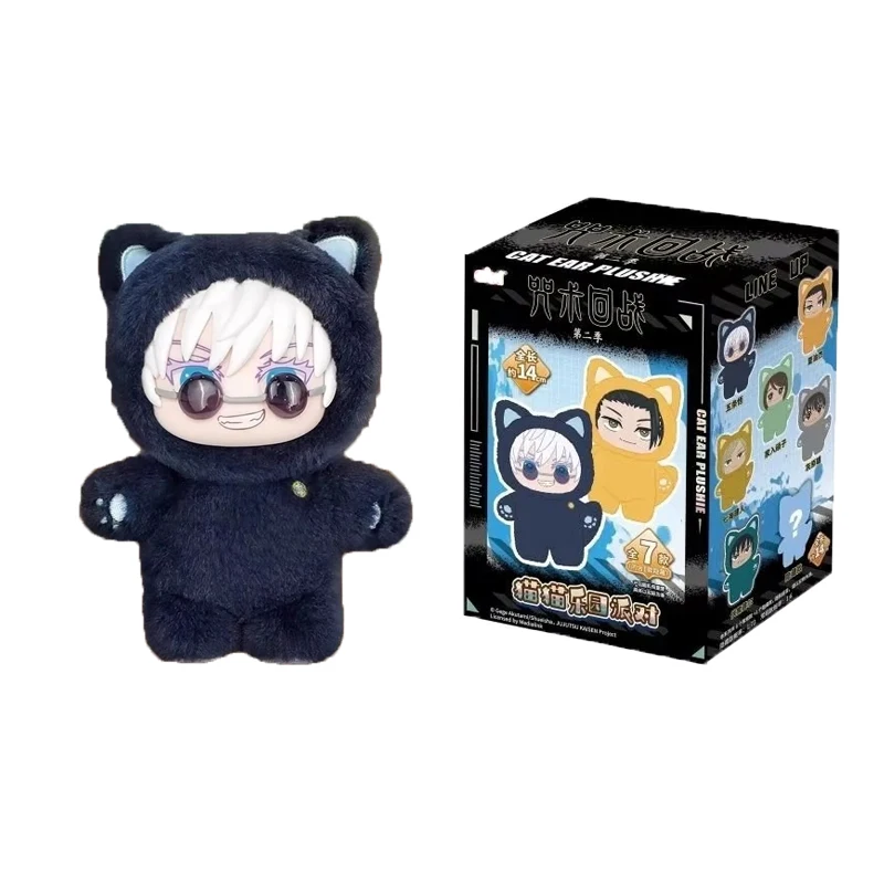 

Горячая Распродажа, подлинная подвеска Eaki Jujutsu Kaisen Season 2, Cat Park Party Gojo Satoru, модельная коллекция, слепая коробка, плюшевая кукла, сумка