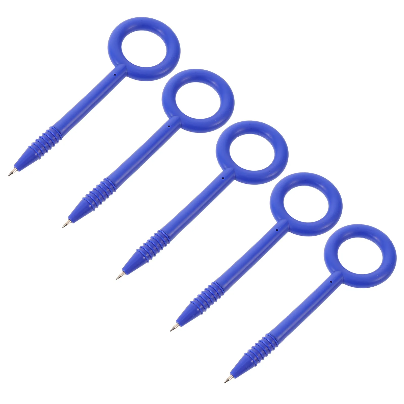 Bendable Safety Pens 5 Pack Retractable Anti Swallow Flexible Writing Pens for Prison Jail Interviews