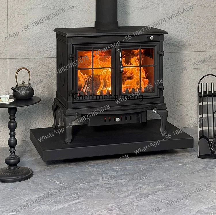 Real fire wood heating firewood fireplace living room villa homestay decoration rural household cast iron independent