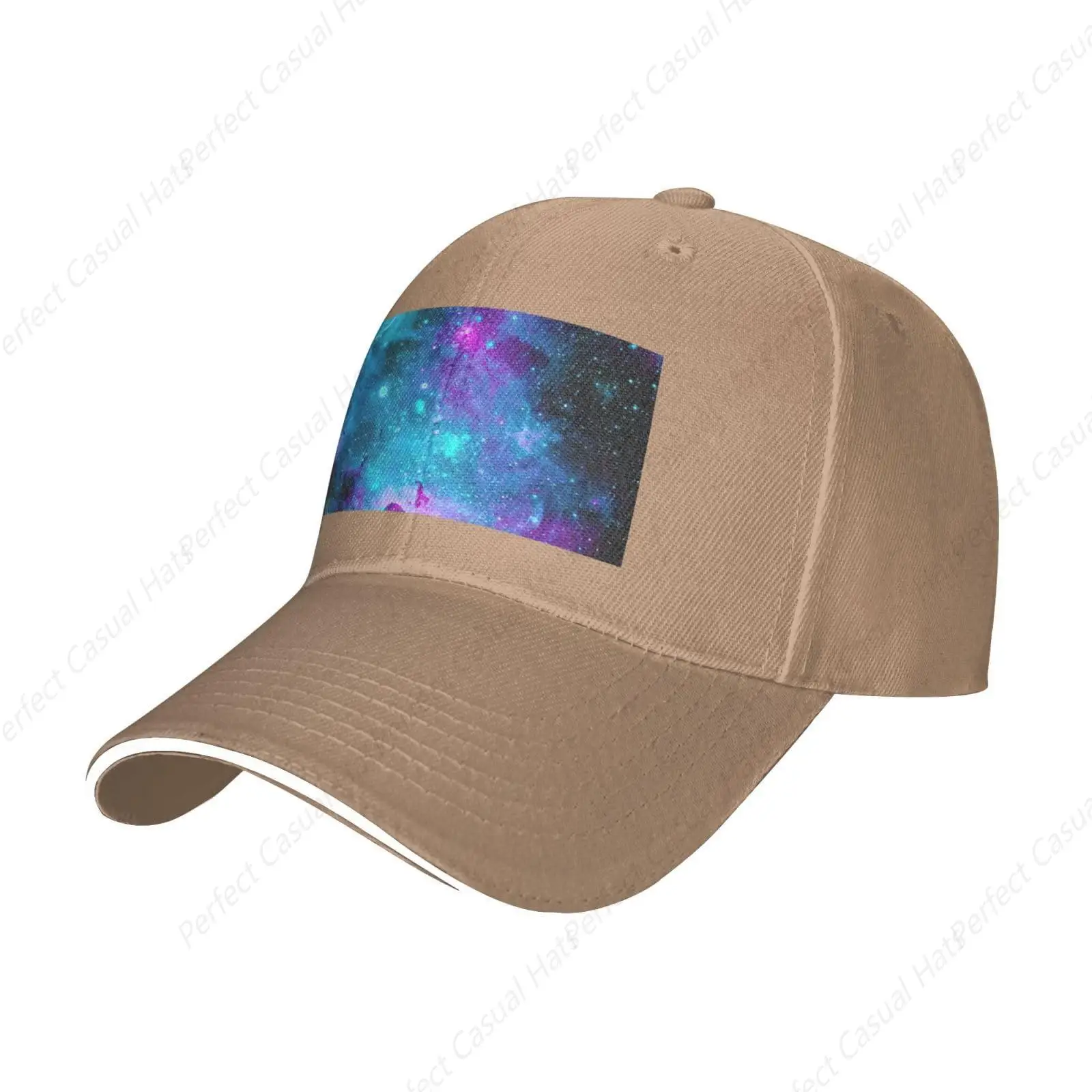 High Quality Dark Star Sky Printing Sandwich Caps Peaked Caps Trucker Hat Men Women Outdoor Sport Travel Sun Visor