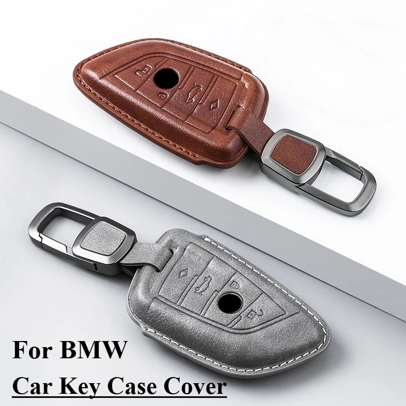 

Car Key Case Cover For BMW X1 X3 X5 X6 X7 1 3 5 6 7 Series G20 G30 G11 F15 F16 G01 G02 F48 735i 740Li U11 2023 I7 G07 LCI XM
