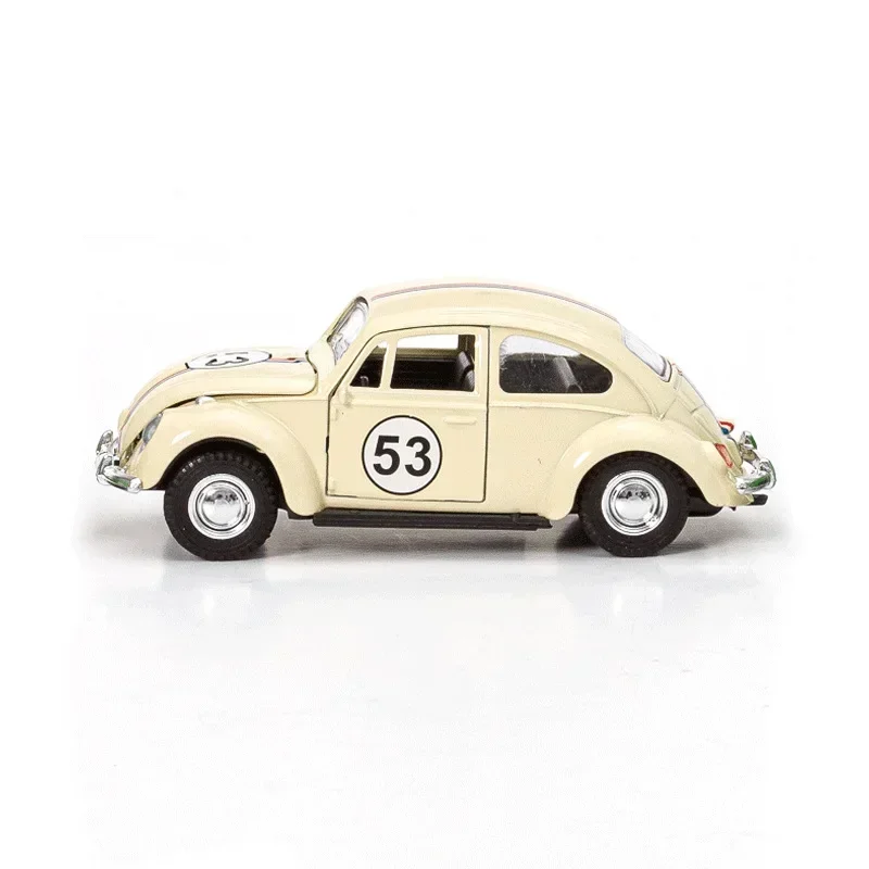 Modelo Volkswagen Beetle de aleación 1: 32, modelo de apertura de puerta, accesorios de colección de regalos pequeños, regalos para amigos de niños