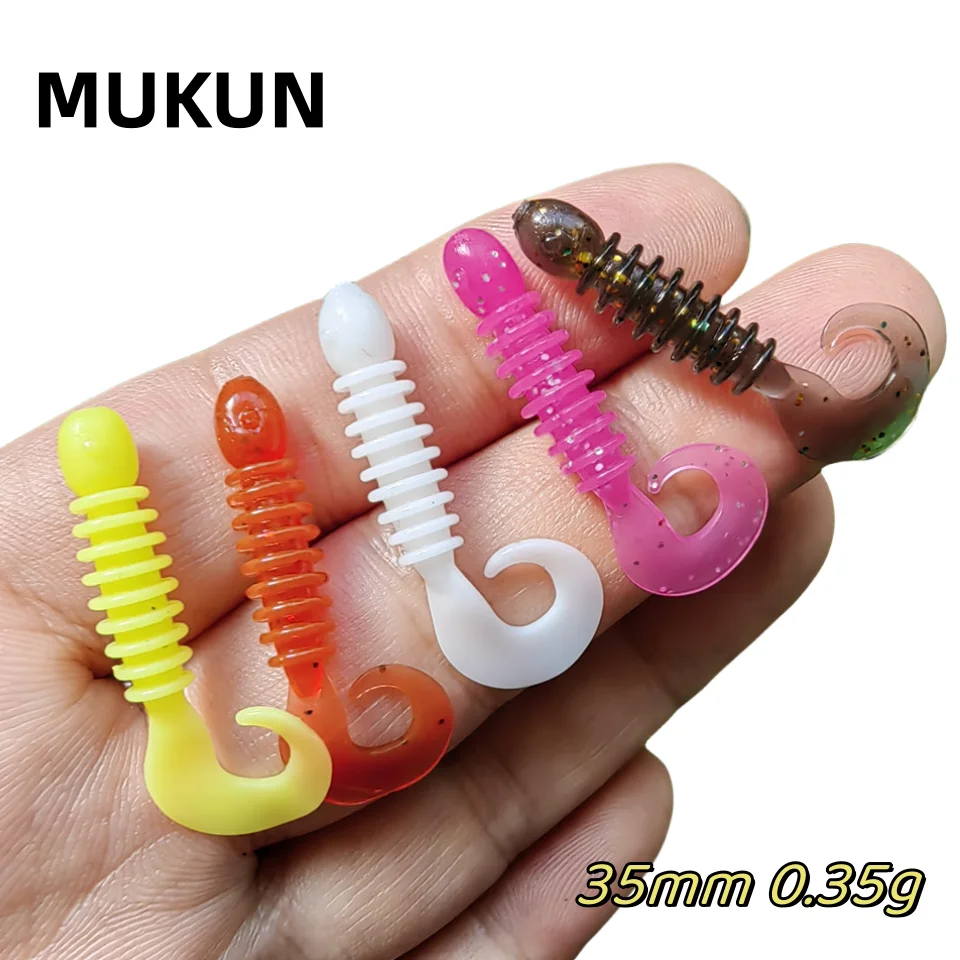 10 قطعة/المجموعة لينة الصيد إغراء 3.5 سنتيمتر 0.35 جرام Wobblers سيليكون الطعم الاصطناعي نكش دودة السحر ل باس سمك السلمون المرقط الكارب الصيد السحر