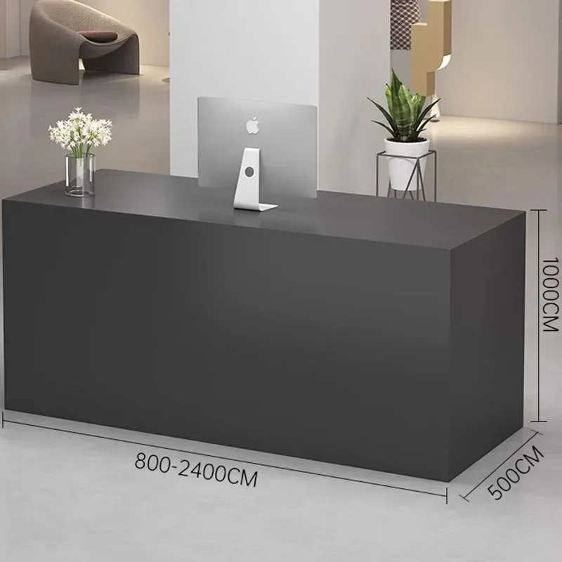 Shop Counter Aesthetic Salon Reception Furniture Hairdressing Cashier Table Desk Modern Restaurant Front Bank Stores Luxury Cafe