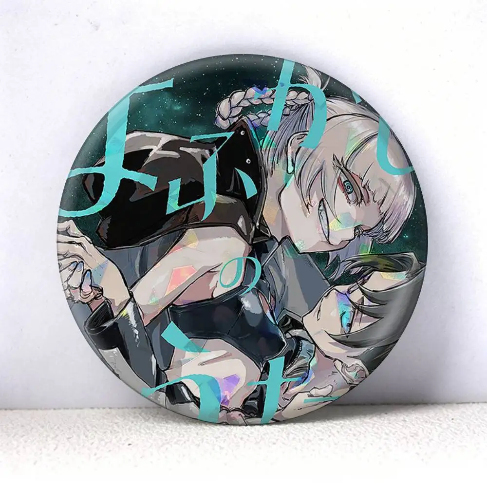 Call of the Night Yofukashi No Uta Anime   75mm 44mm 25mm Brooch Backpack Hat Pins Accessories Toys Badge