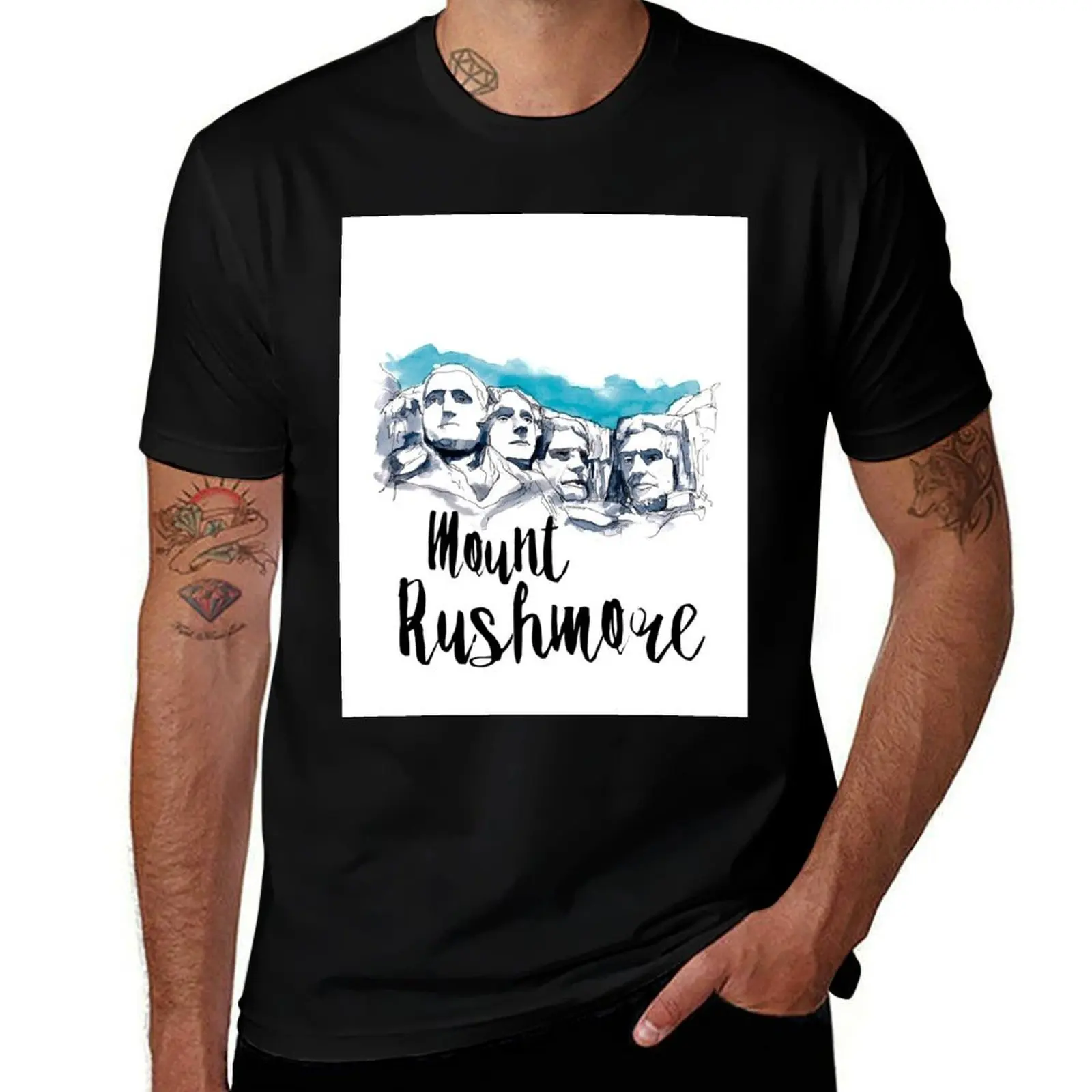 

Mount Rushmore T-Shirt shirts graphic luxury designer kawaii clothes quick-drying t shirts for men graphic